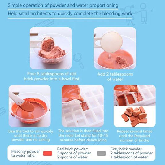 DIY Real Brick Construction Kit