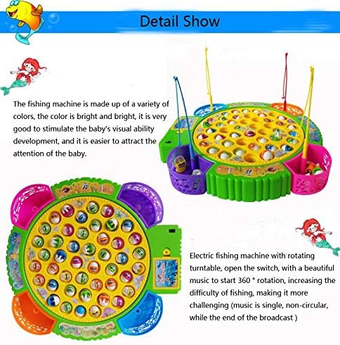 Electric Fishing Game Toy 45 Pcs