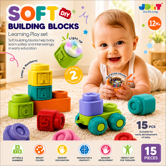 Soft Educational Rubber Building Blocks