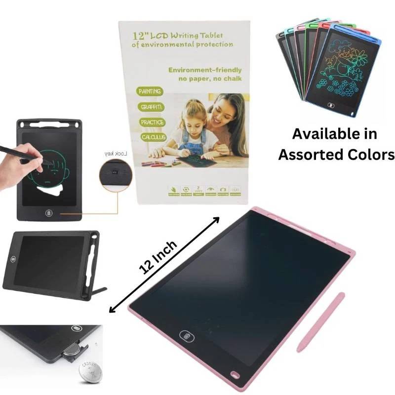 Multicolour LCD Writing Tablet for Kids & Adults