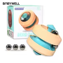 Bead Orbit Fidget Toy – Rotating Stress Relief Puzzle Ball for Kids & Adults