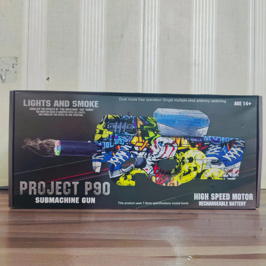 P90 Gel Ball Blaster with Lights & Smoke Effect