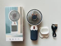 Panda-Themed Mini Rechargeable Fan