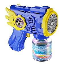 Armor Bubble Gun – Automatic Bubble Blower with Lights, Gears & Bubble