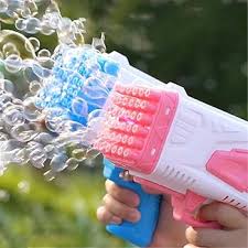 Rocket Bubble Gun Machine – 32-Hole Automatic Bubble Blaster