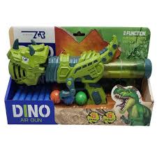 Dino Air Gun Toy with Darts & Soft Balls – 2-in-1 Shooting Blaster for Kids