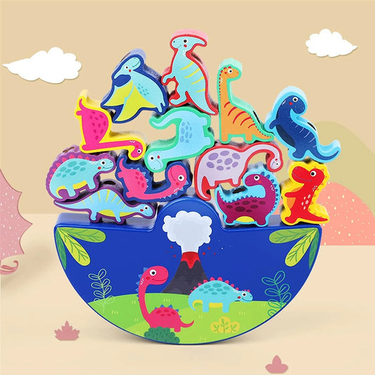 Dino Wooden Balance Game
