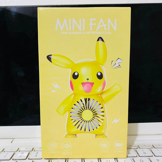 Pikachu Portable Fan – USB Rechargeable Mini Fan