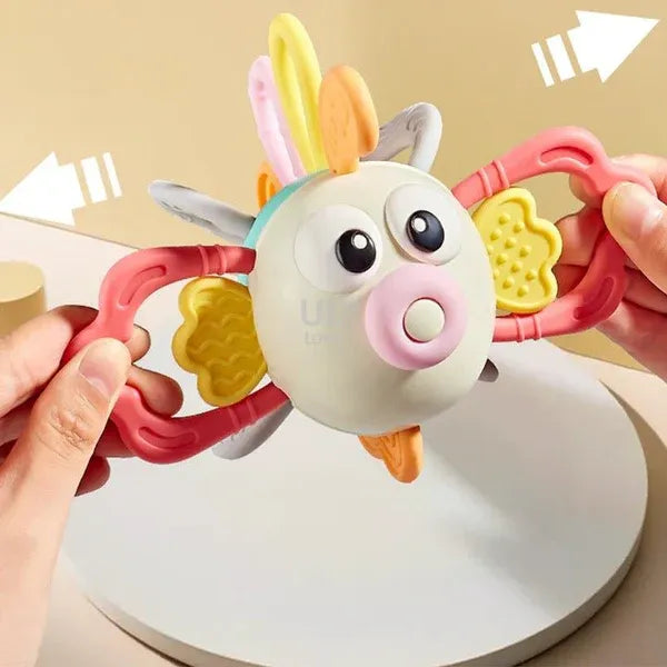 Lionfish Baby Teether & Sensory Rattle Toy