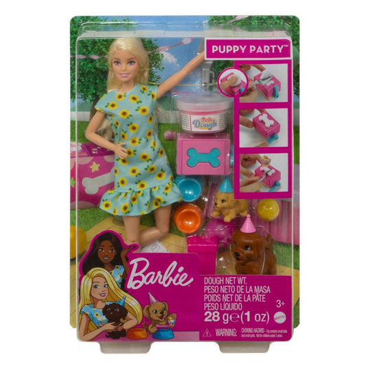 Barbie Doll & Puppy Party Playset