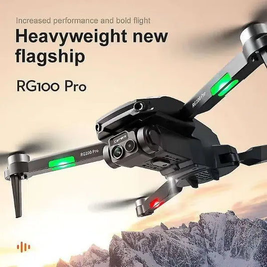 RG100 Pro 4K HD WiFi Camera Drone with 3-Side Obstacle Avoidance & Brushless Motors