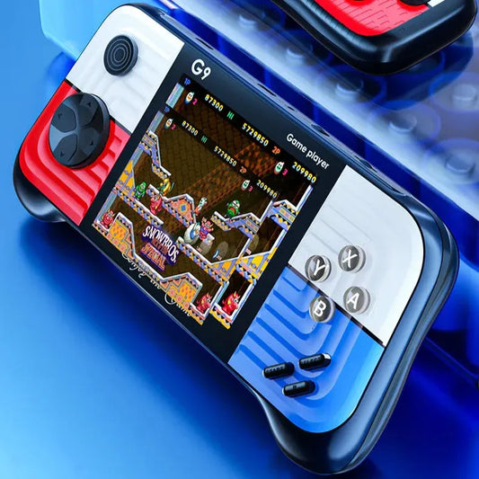 G9 Handheld Game Console – 666 Built-in Retro Games, Dual Controllers & TV Support