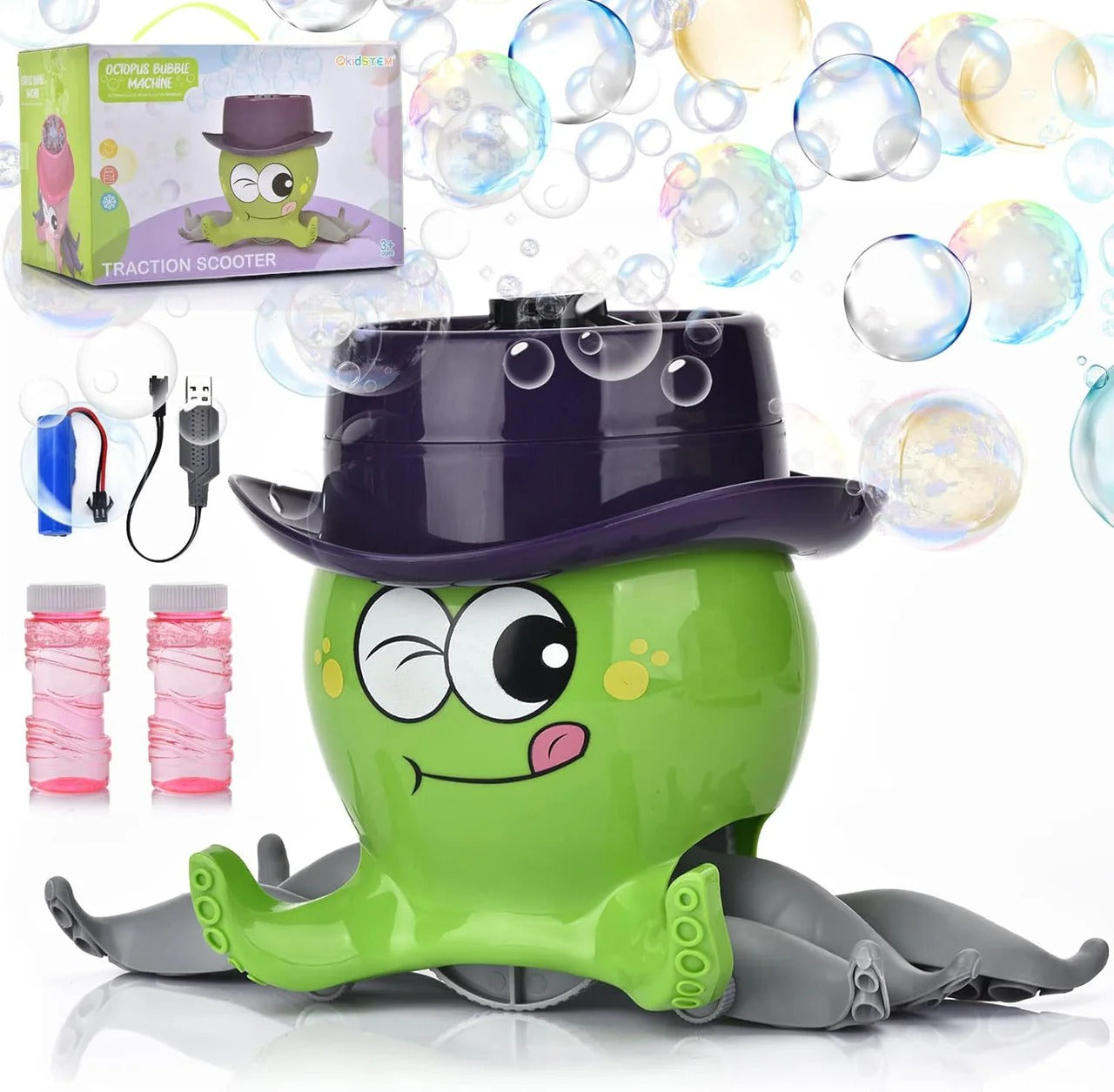 Automatic Octopus Bubble Maker