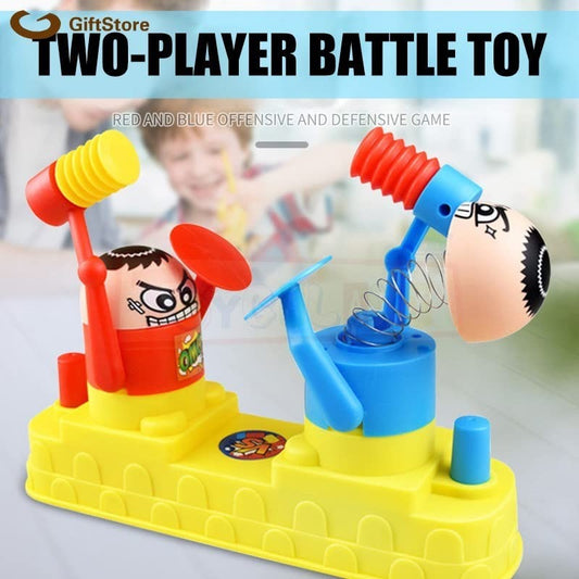 1 VS 1 Battle Fighting Boxing Game – Two-Player Interactive Hammer & Shield Toy