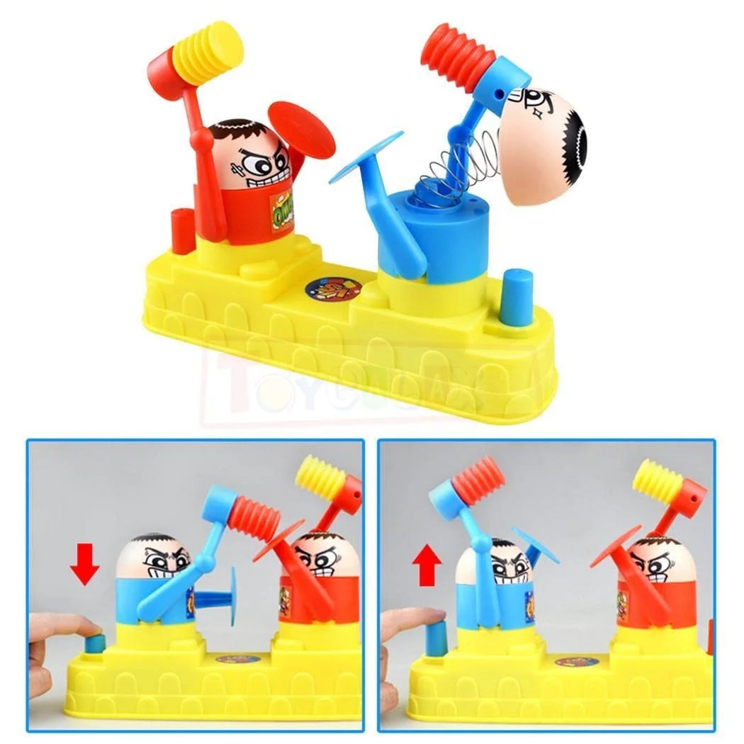 1 VS 1 Battle Fighting Boxing Game – Two-Player Interactive Hammer & Shield Toy