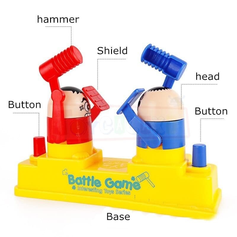 1 VS 1 Battle Fighting Boxing Game – Two-Player Interactive Hammer & Shield Toy