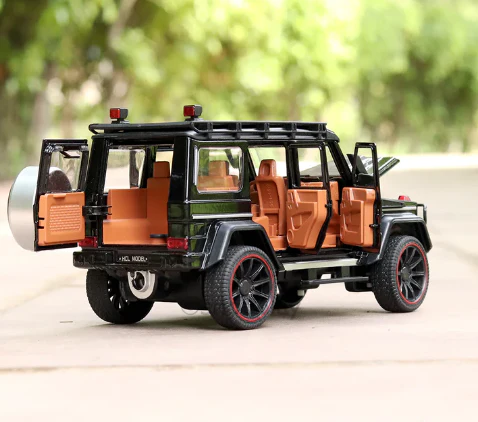 1:24 Remote Control Mercedes-Benz G-Class Diecast Car – Lights, Sound & Smoke Effect