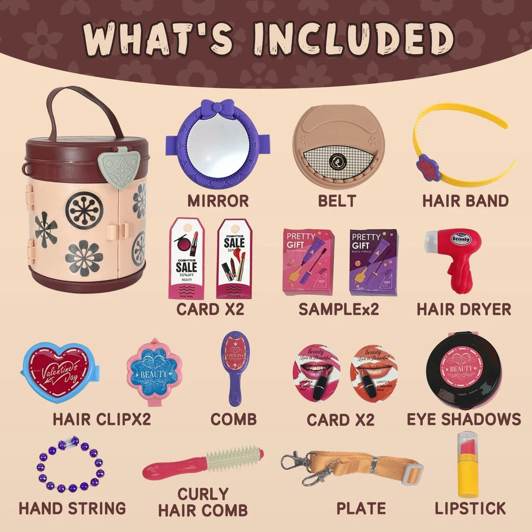 Beauty Fashion Makeup Handbag Playset