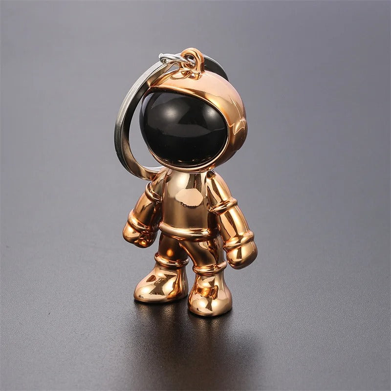 2Pcs 3D Astronaut Keychain – Hip Hop Space Robot Keyring