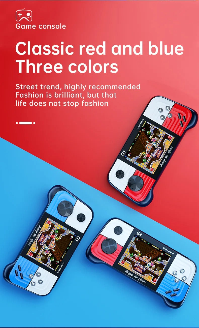 G9 Handheld Game Console ā 666 Built-in Retro Games, Dual Controllers & TV Support