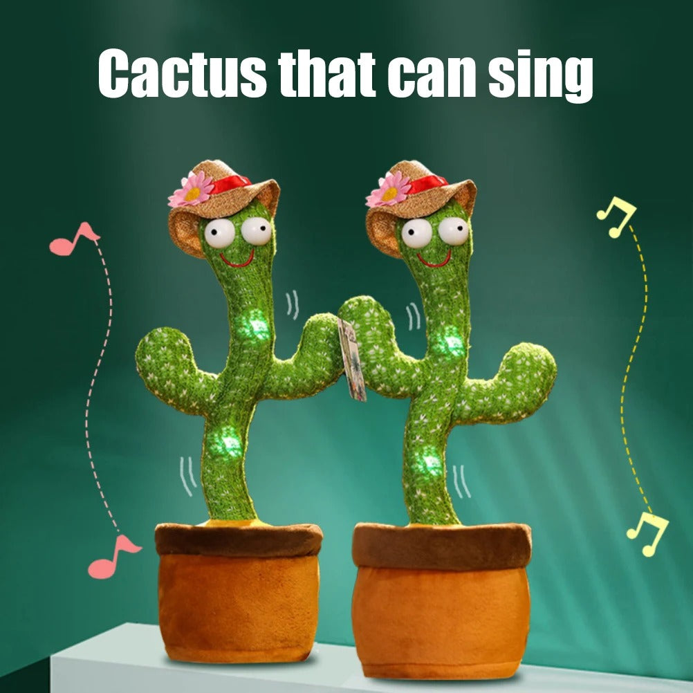 Cute Dancing & Talking Cactus Toy