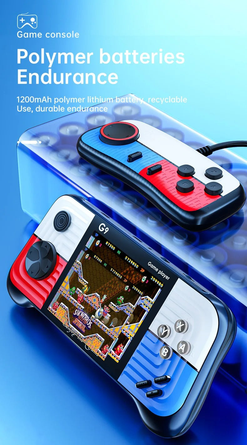 G9 Handheld Game Console ā 666 Built-in Retro Games, Dual Controllers & TV Support