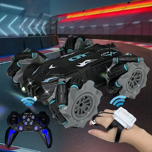 2.4GHz Double‑Sided RC Stunt Drift Car – 360° Spins, 4WD Remote Control Car