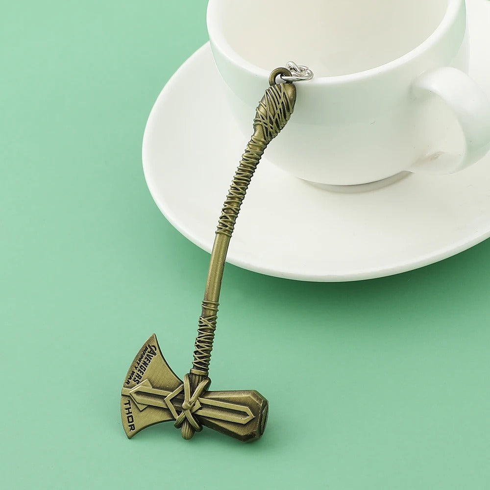 Thor Stormbreaker Axe Keychain – Marvel Avengers Infinity War Metal Key Ring