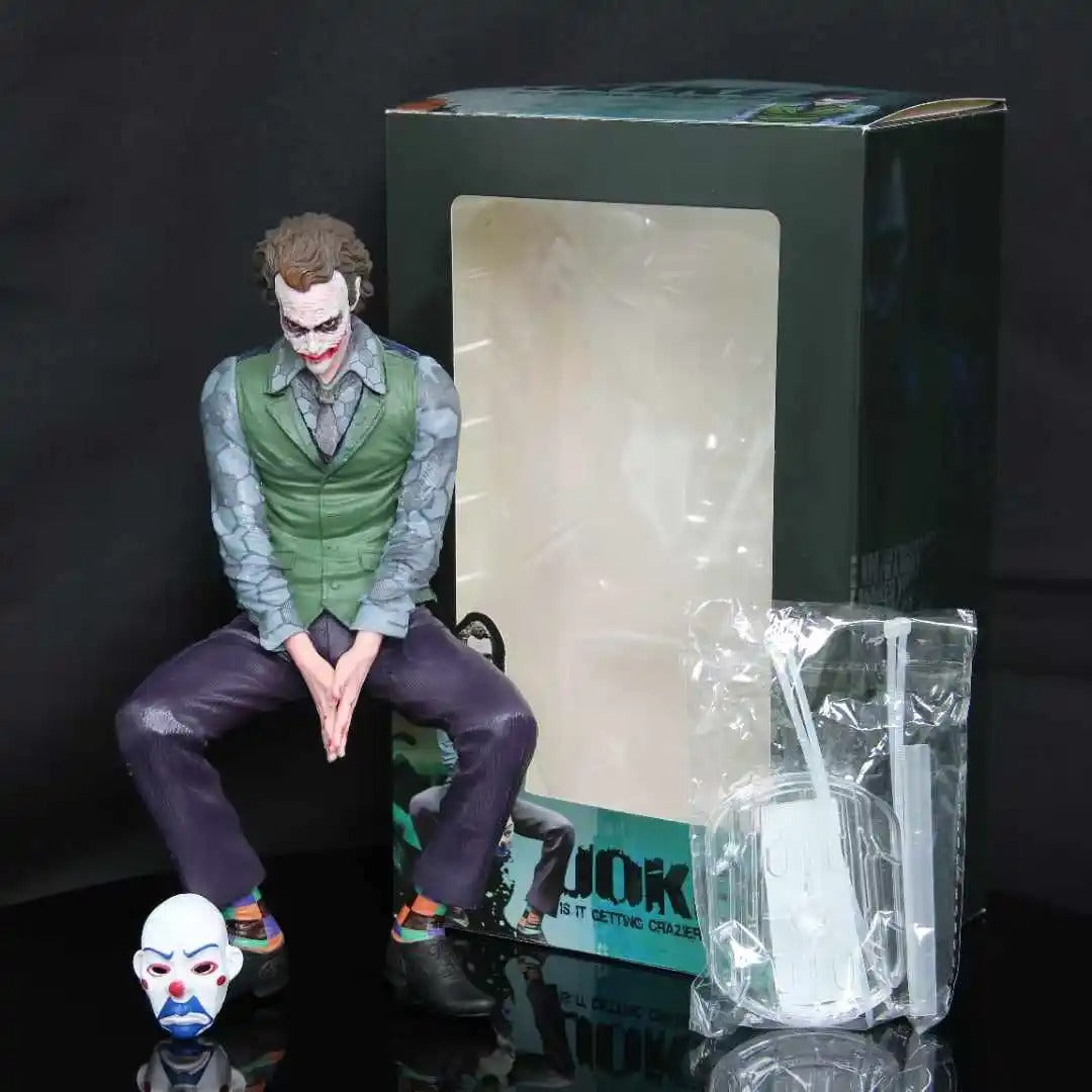 Dark Knight Joker Mounted Figurine