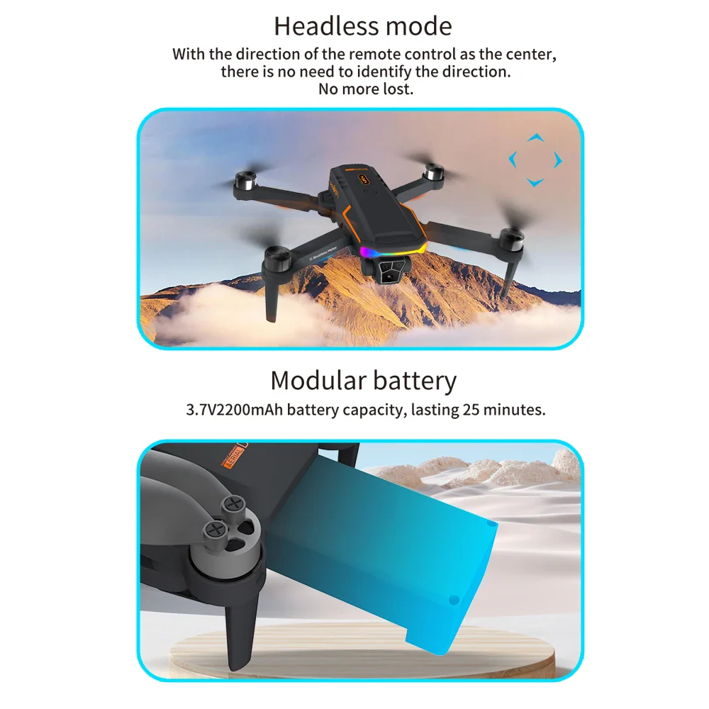 F168 Drone with HD Camera & Easy Controls