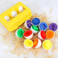 Matching Eggs Shape & Color Sorting Puzzle