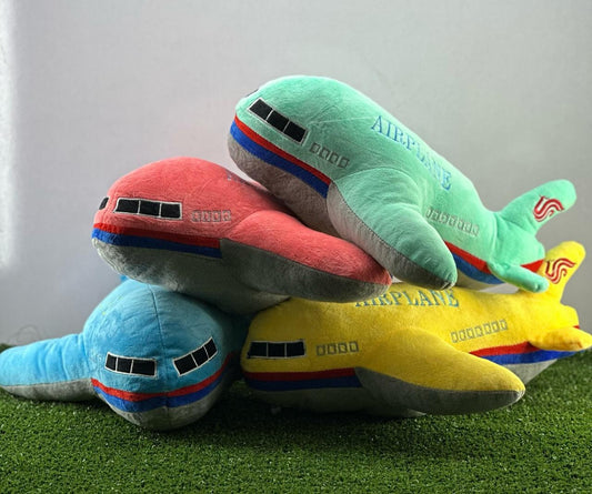 Aeroplane Plush Toy – Soft Stuffed Airplane