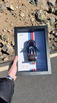 1:32 Diecast BMW M8 GTE 3D Frame Model Car