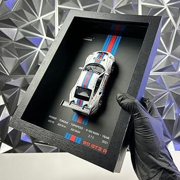 1:32 Diecast Porsche 3D Frame Model Car