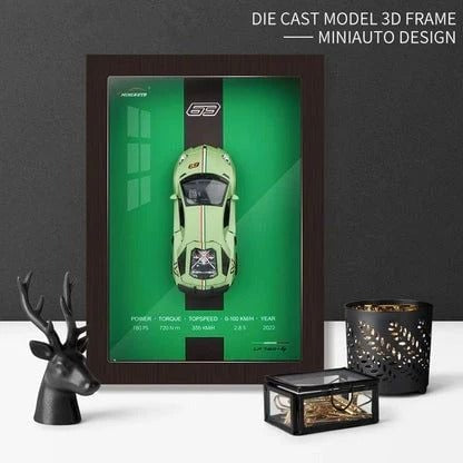 1:32 Die‑Cast Lamborghini Aventador LP780‑2 Model Car with 3D Frame