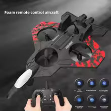 T01 RC Fighter Plane – Remote Control Flying Aircraft with LED Lights & 360° Stunts
