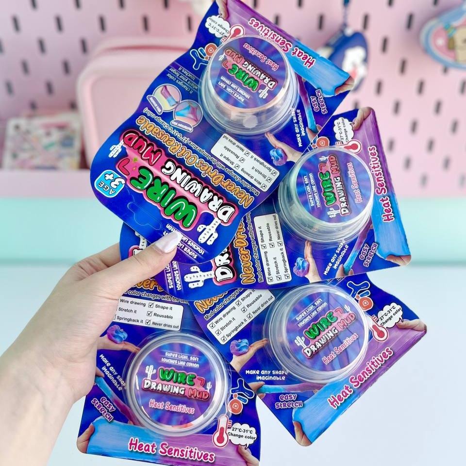 DIY Heat-Sensitive Wire Drawing Mud Putty