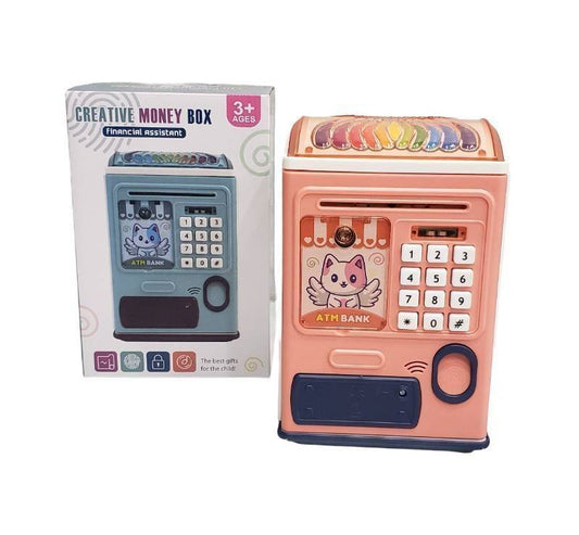 Creative ATM Money Box with Fingerprint & Sound