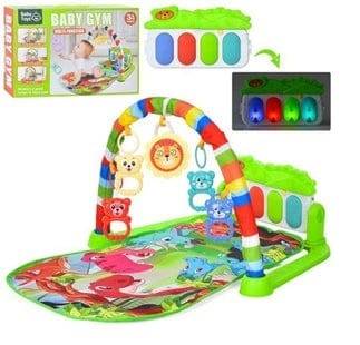 Baby Gym Play Mat with Hanging Toys & Piano Keys