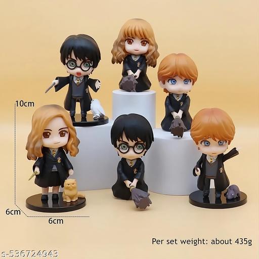 6 Pcs Mini Harry Potter Figures Set