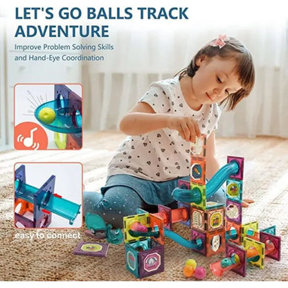 107 Pcs Magnetic Tiles Building Block Set