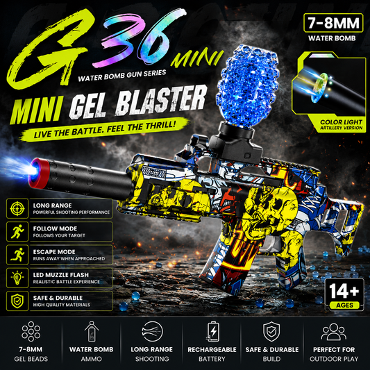G36 Mini Gel Blaster with Light Effect