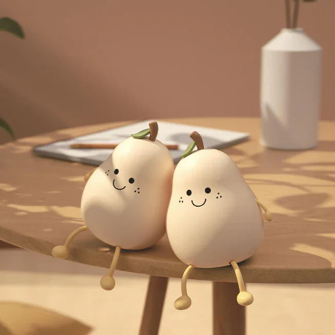 Cute Pear Silicone Night Light