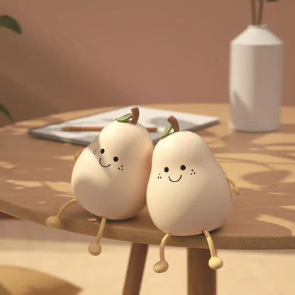 Cute Pear Silicone Night Light