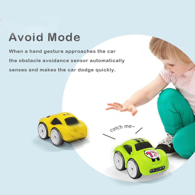 2.4G Electric Mini Remote Control Follow Sensor Car