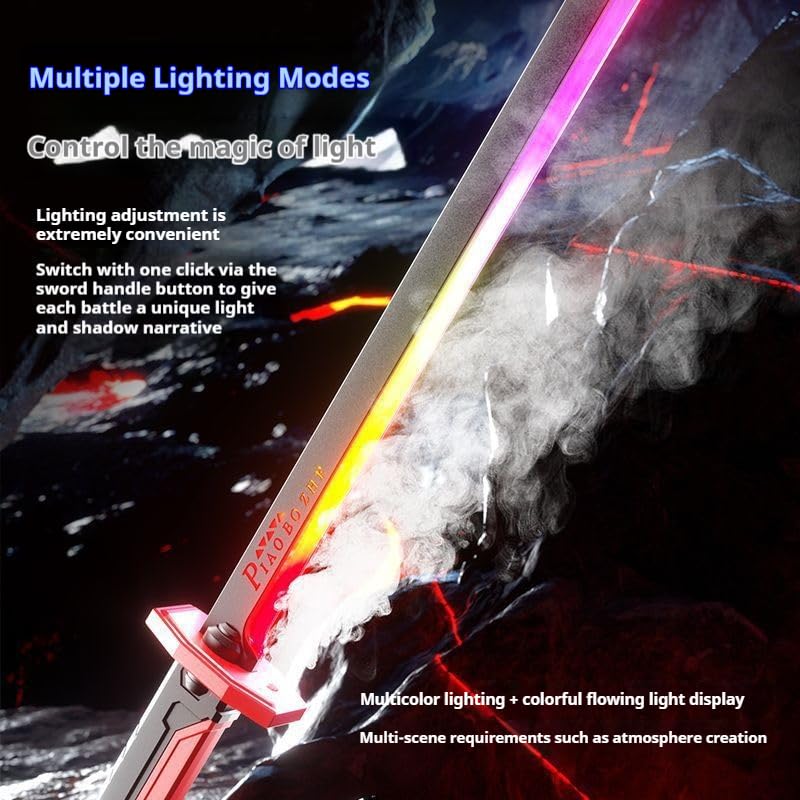 Dazzling Sparkblade Sword with Smoke & Light Effects