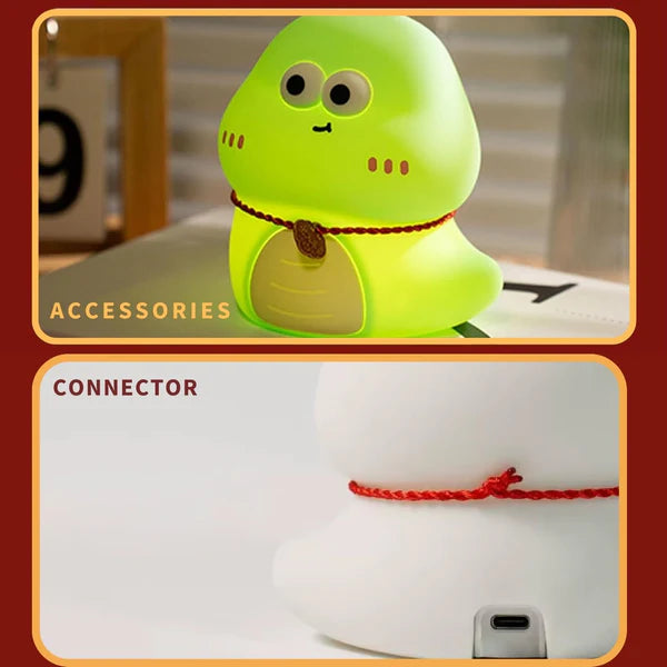 Cute Snake Silicone Night Light