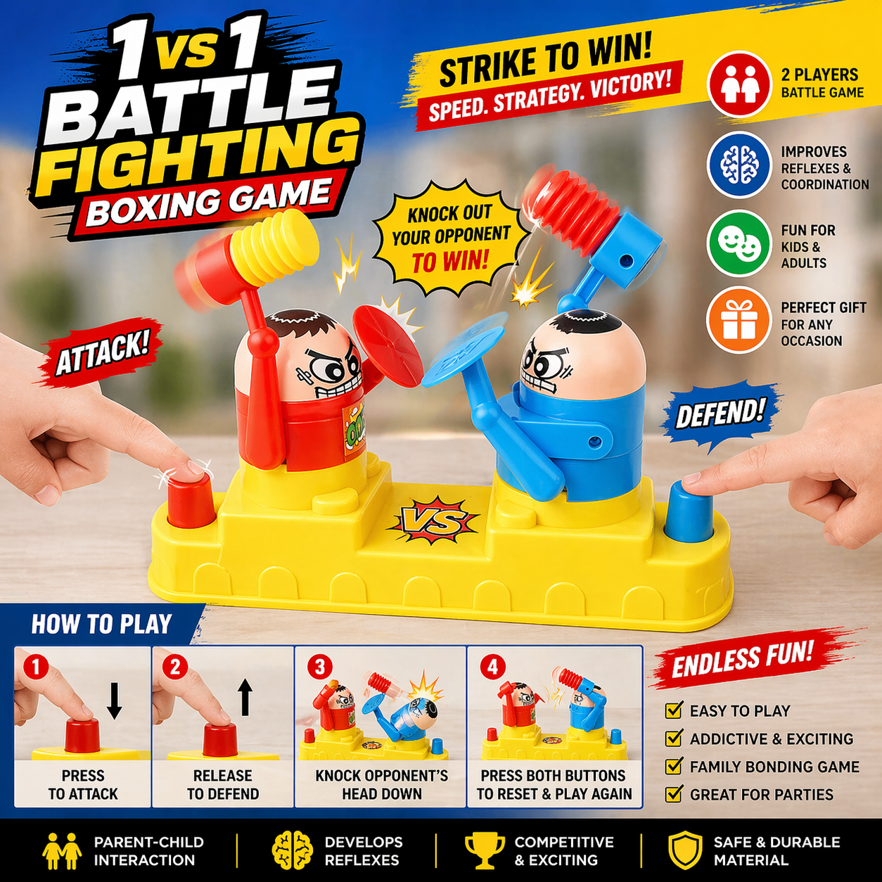 1 VS 1 Battle Fighting Boxing Game