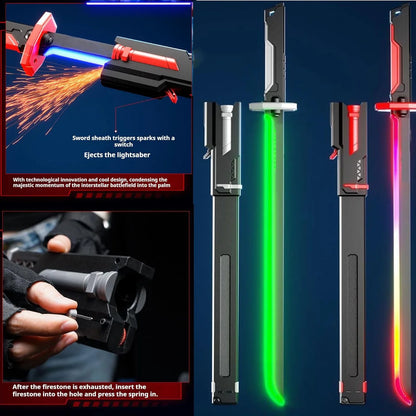 Dazzling Sparkblade Sword with Smoke & Light Effects