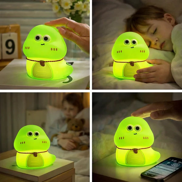 Cute Snake Silicone Night Light
